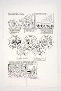 Deroubaix Luc Planche... | DEROUBAIX Luc Planche sur les Jeux Olympiques Encre... | Vermot et Associés