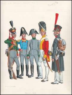 Funcken. Planche originale Infanterie saxonne | BDEnchères