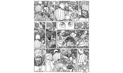 JUILLARD. André. " Les 7 vies de l’Epervier ". Encre de Chine pour la | Tessier Sarrou