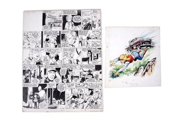 Lot 184 - Girls comics artwork | misc / divers