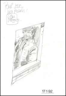 Wilson. Dessin dédicacé Blueberry | BDEnchères