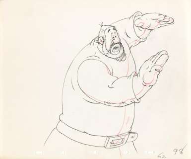 (WALT DISNEY STUDIOS / ANIMATION) "Giant" from The Brave Little Tailor. | Swann Galleries