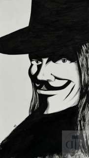 Kristof Spaey/V for Vendette. Dessin original hommage… | Dagoty