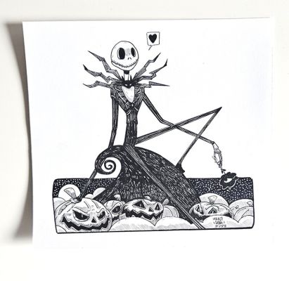 Ottami | Dessin original de l’Inktober 2025 : Mr Jack par oTTami ! | 2DGalleries