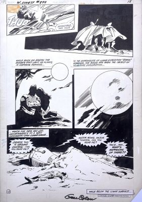 Gene Colan, Steve Mitchell (Encrage) | Gene COLAN DAVID BOWIE SUPERMAN SPACE ODDITY WORLD’S FINEST 1983 | 2DGalleries