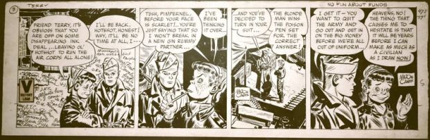 Milton Caniff | Terry et les Pirates - No Fun about Funds | 2DGalleries