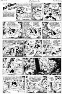 Gervy | Â«Pat’ApoufÂ». Encre de Chine sur papier pour une planche de Â«Pat’Apouf | Tessier Sarrou