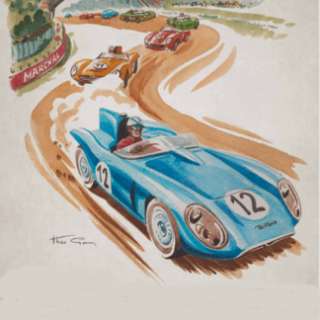 Marc Bourgne | Illustration originale Michel Vaillant | Atelier du 9ème art