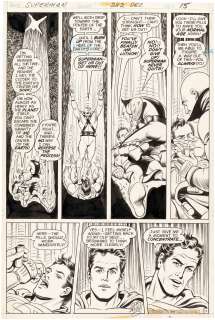 SUPERMAN #282 COMIC BOOK PAGE ORIGINAL ART BY CURT SWAN. | Hake’s