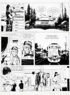 Vance | XIII, planche n°44 Ã  l’encre de Chine de l’épis… | Banque Dessinée