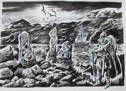 Kriek, Erik  - Originele tekening - De Balling - (2019/2019) | Catawiki