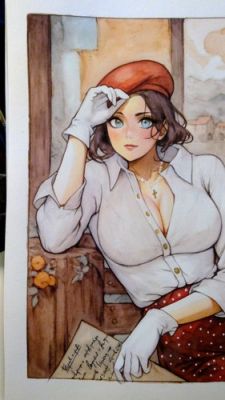 DESSIN ORIGINAL DEDICACE BD PLANCHE FEMME PASTICHE HOMMAGE A GIBRAT 0853 | eBay Europe (Buy It Now)