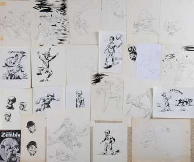 [Zembla] Rémy Bordelet... | [ZEMBLA] Rémy BORDELET (1931 - 2003). Important ensemble... | misc / divers