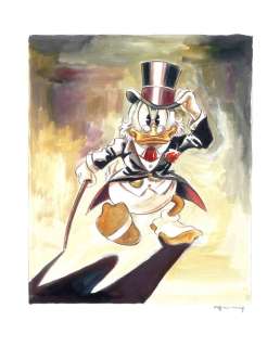 Uncle $crooge Striding Forward - Unique Large Giclée - Tony Fernandez Signed - EO | Catawiki