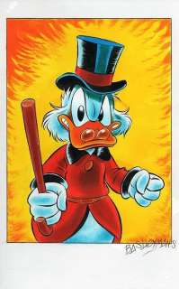 Bas Heymans - Uncle Scrooge - Blue - Art préliminaire original | Catawiki