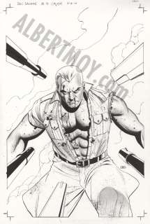 John Cassaday | Doc Savage Issue 4 Page Cover | Albert Moy
