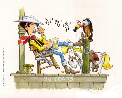 Gil Formosa, Morris (Concept), René Goscinny (Concept) | Lucky LUKE Cool ! | 2DGalleries