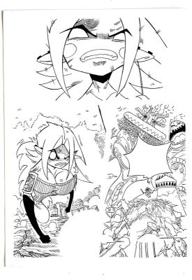 Ottami, Tom Gobart (Scénariste), Fako (Scénariste) | Planche Encrée Manga Dofus Arena Tome 4 | 2DGalleries