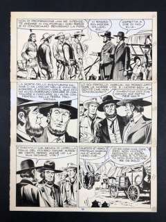 Tex n. 146 - Giovanni Ticci - tavola originale "Terra promessa" - Page volante - (1972) | Catawiki