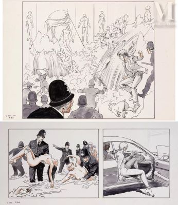 Manara, Milo (Né En 1945) | Lot 251 - Quarantasei, Pagina 34 | Millon