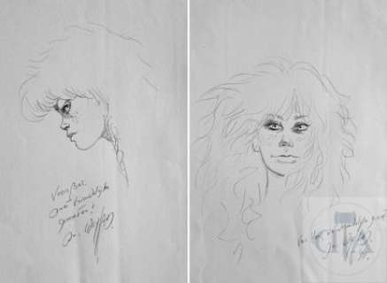 Weyland/Aria. Paire de dessins originaux illustrant la… | Dagoty