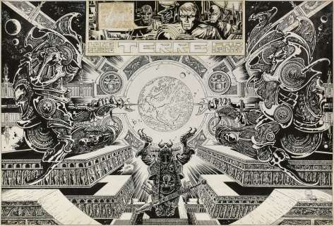 Philippe DRUILLET... - Lot 15 - Philippe DRUILLET (Né en 1944) Lone Sloane, tome 2,...