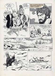 MIGUEL ANGEL REPETTO - Tavola originale per ‘La mummia’ ep.5. Racconto pubblicato prima su rivista Terrifik nel 1992, poi Eternauta, poi Lanciocomix. Cm.28 x 38 circa. Pag.8. Pagina finale, firmata ab origine.
