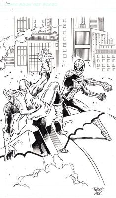 Claude Pelet | Spiderman VS Green Goblin | 2DGalleries