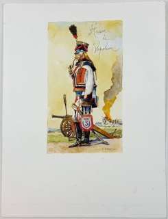 Breccia, Enrique  - Illustrazione originale - Husar de Napoleon | Catawiki