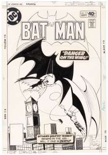 BATMAN #315 COMIC BOOK COVER ORIGINAL ART BY DICK GIORDANO. | Hake’s