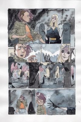 Morgan Beem | Author Immortal # 5 Page 04 | The Artist Bullpen