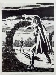 Tex - Illustr. Originale "Tex e Yama: Il Figlio di Mefisto" - Page volante - (2008) | Catawiki