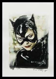 Emma Wildfang - CATWOMAN - Page volante - Aquarelle- Aquarelle- Aquarelles/Pastels sur 250g de papier sans acide - (2019) | Catawiki