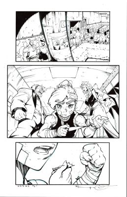 Ricardo López Ortiz | Hard Style Juice #5 Page 01 | The Artist Bullpen