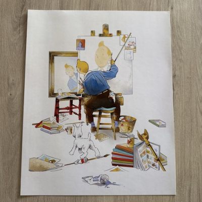 Tintin par Pascal Somon- Norman Rockwell | eBay Europe (Buy It Now)