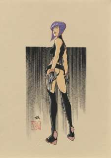 Olivier Vatine - Ghost in the Shell Illustration