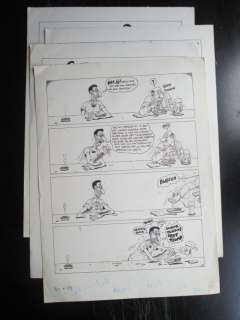 Schreurs, Eric - 4 Originele pagina’s - Allereerste aflevering van Geharrebar (1981) | Catawiki