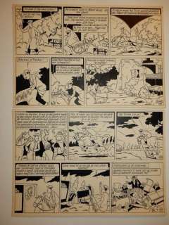 De Moor, Bob  - Originele pagina - Tijl Uilenspiegel - Het vals gebit - Stroken 157 t/m 160 | Catawiki