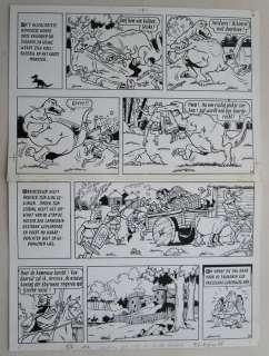 Suske en Wiske - Originele pagina (p.16) - Lambiorix - Page volante - (1973) | Catawiki