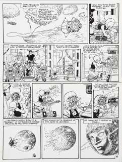 LAMQUET, CHRIS (1954)... - Lot 229 - LAMQUET, CHRIS (1954) Quasar, les terriens, planche...