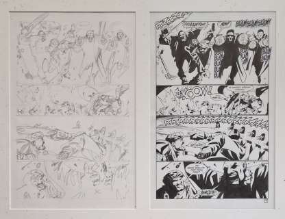 John McCrea (Né... | John MCCREA (Né en 1966) DEUX PLANCHES ORIGINALES... | misc / divers