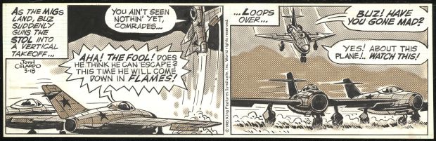 John Celardo | Buz Sawyer daily strips | Galerie Laqua