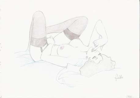 Leone Frollo - illustrazione originale "Mona Street" - Page volante | Catawiki