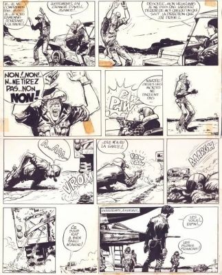 Lot 614 - Jijé. Planche originale Tanguy et Laverdure | BDEnchères