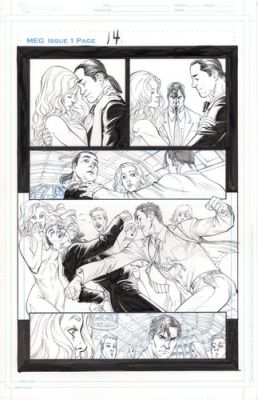 MEG graphic novel original art page Steve Alten, Mike S Miller, *signed* | eBay US (Buy It Now)