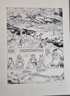 Henriet , Alain - planche originale (89) - La vallée des oubliées | Galerie des bulles