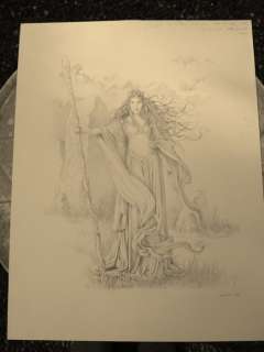 Gestin, Sandrine  - Dessin original - Dames de Brocéliande - Morgane - (2011) | Catawiki