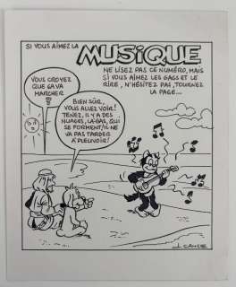 Cance Pif Si Vous... | CANCE Pif Si vous aimez la musique Illustration humoristique Encre... | Vermot et Associés