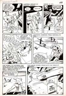 Ogden Whitney, Wally Wood - t. H. U. N. D. E. R. Agents #9 p 9 (large art) 1966