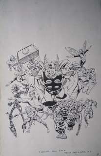 Paul Ryan - Official Handbook of the Marvel Universe #7 Cover 1987